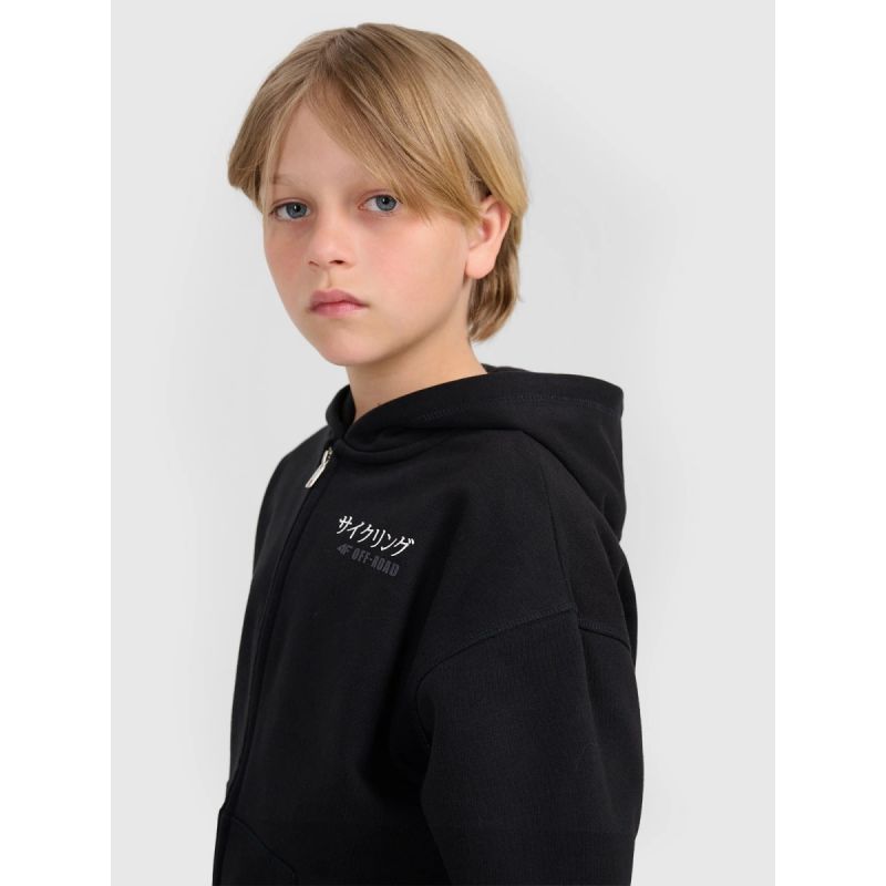 Boy's zip-up hoodie sweatshirt 4F 4FJRAW25TSWSM2346-20S