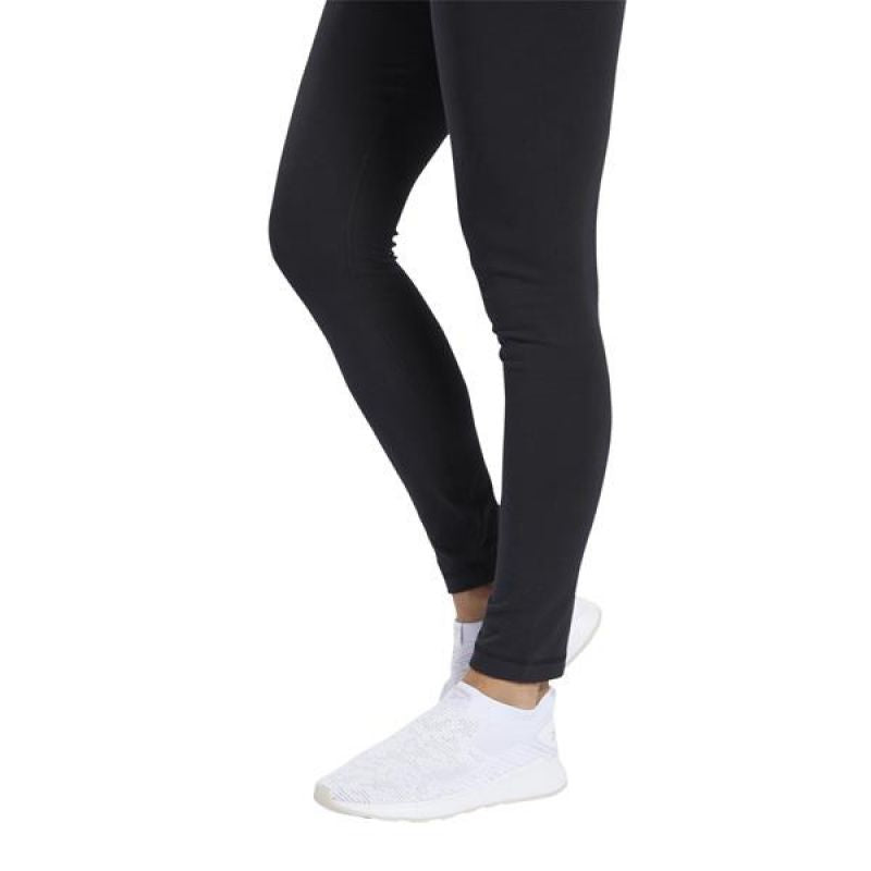 Reebok TE COTTON LEGGING women's sports high-waist training leggings black (FK6664) Kiegészítő