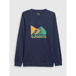 Longsleeve with print for men 4F 4FRAW25TLONM618-31S hosszú ujjú póló