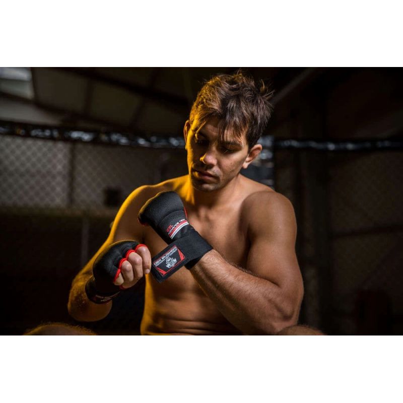 DBX Bushido Gel gloves, inner - M | Red s \ czerwone kesztyű
