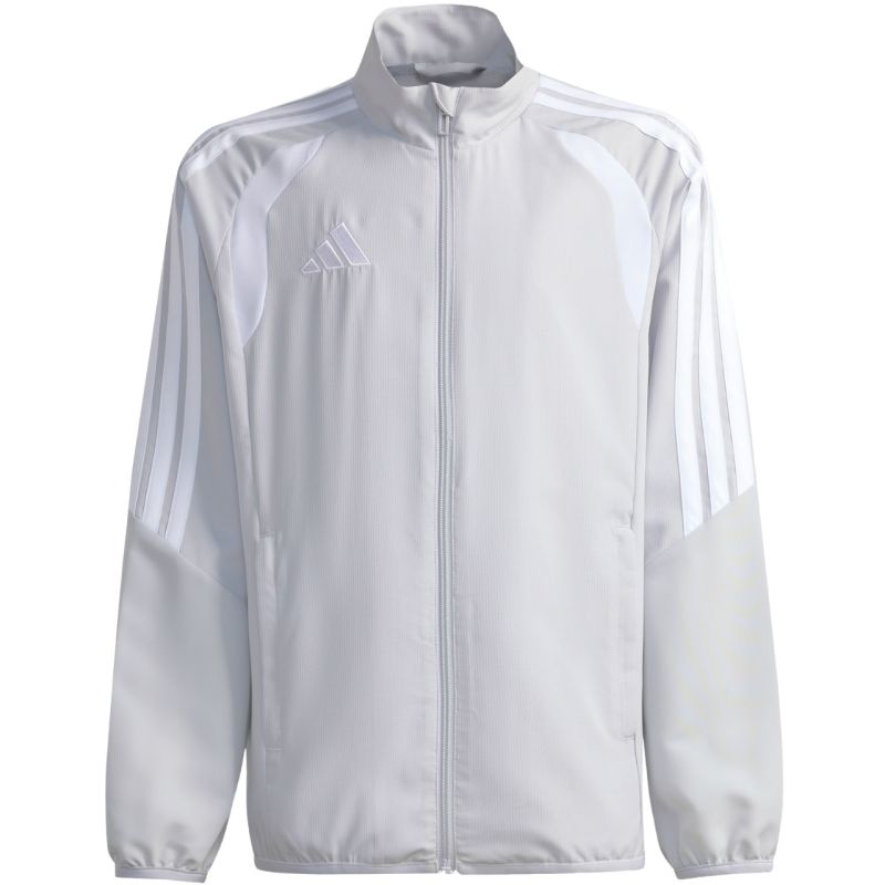 adidas Tiro 26 League Presentation light gray kids' sweatshirt JZ9053 116 cm pulóver