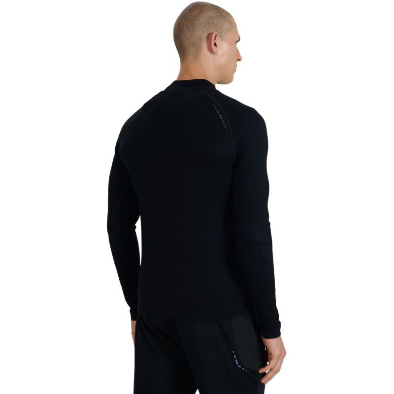 4f Men's longsleeve t-shirt M417 deep black 4FWAW25TFLOM417 20S Ruházat