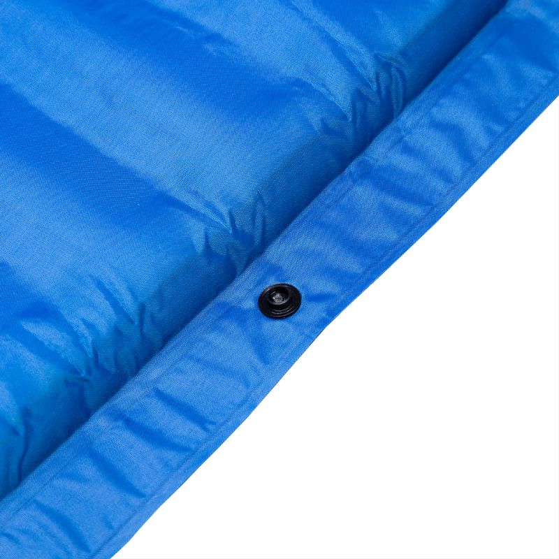 NILS CAMP NC4001 self-inflating mat with pillow, blue - 3.8 cm