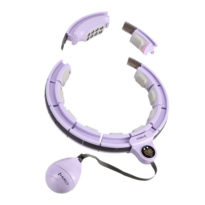 HMS Hula Hop HHM13 with magnets, weights and counter purple lila edzéssegítő 17-44-576