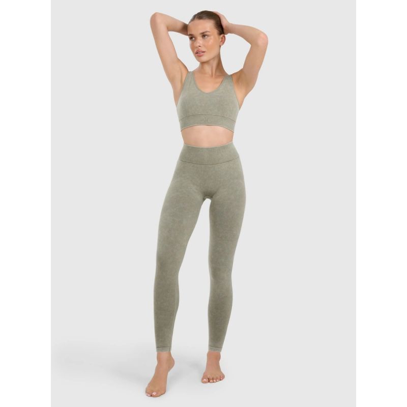 Women's seamless yoga and pilates 4F 4FWAW25TFTIF407-41A xs/s leggings