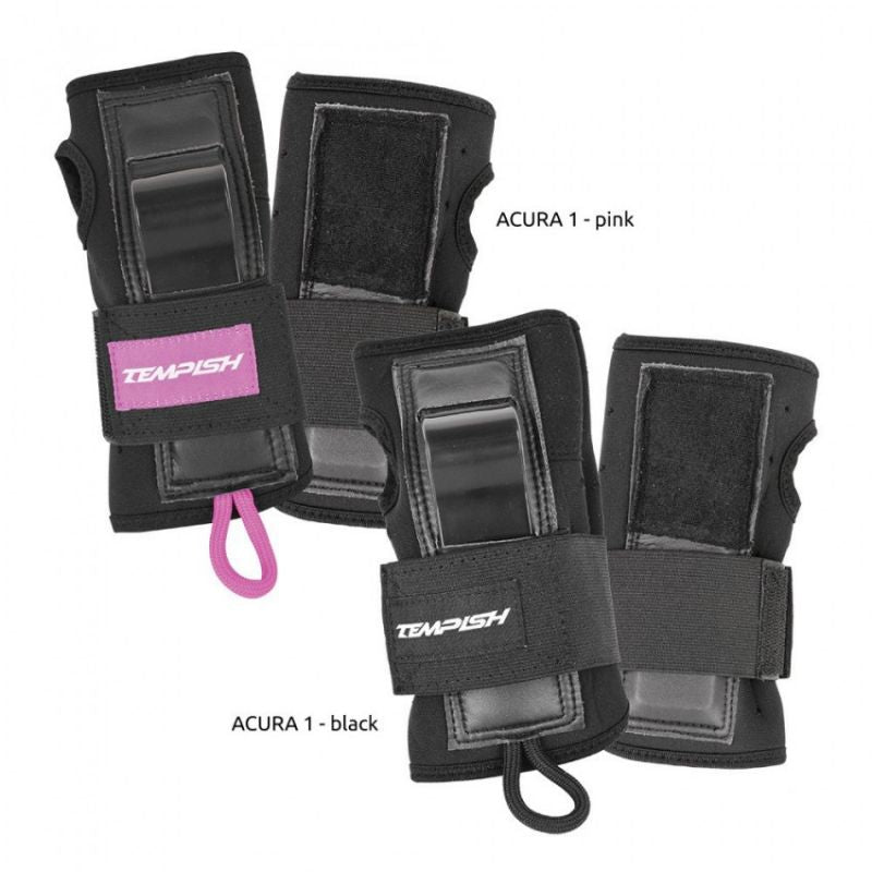 Tempish Acura 1 Wrist Guards fekete protectors and knee pads
