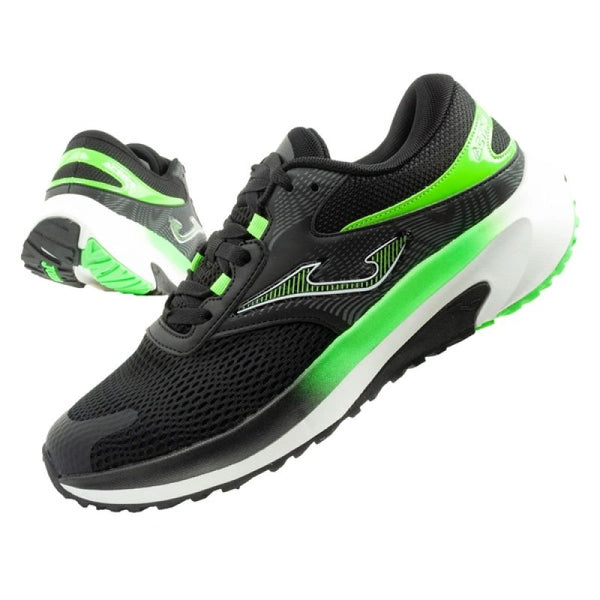 Joma Active men's running shoes, comfortable, durable, black, green, white General