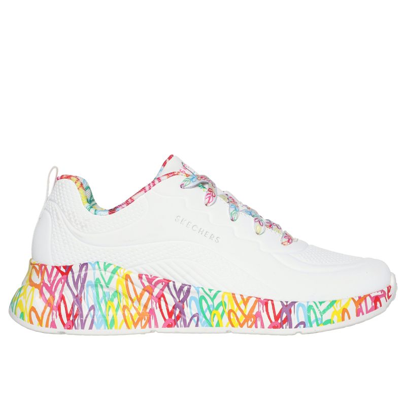 Skechers Women's UNA LITE EXUBERANT HEARTS Sneakers 177976 WMLT cipő