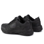 Skechers OAK CANYON REDWICK Men's Eco-Leather Sneakers Black (51896BBK) Cipő