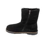 Birkenstock Uppsala Zip Shearling 1030047 Black fekete papucs