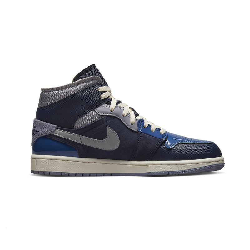 AIR Jordan Men's 1 Mid SE Craft Obsidian - fekete cipő