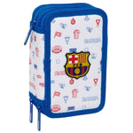 FC Barcelona pencil case with equipment triple filled pencil case 37 pcs wielokolorowy ceruzatartó 412648857