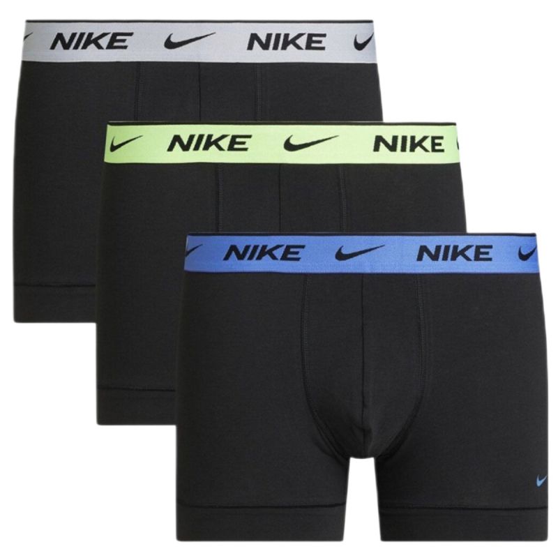 Nike Dri-Fit Trunk 3PK Men's Boxer Briefs - 0000KE1008-HWV fekete alsónadrág