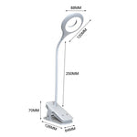 MINI Wozinsky Wireless LED Reading Lamp with Clip + USB-C Cable - White biały elektronika -195469