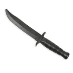 DBX Bushido Rubber training knife mock knife, black - fekete knives, pocket knives, training equipment