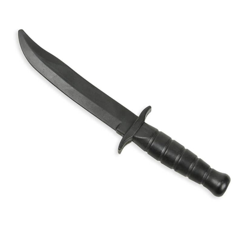 DBX Bushido Rubber training knife mock knife, black - fekete knives, pocket knives, training equipment