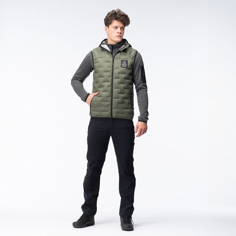 Elbrus quilted vest Huel Vest Primaloft zöld vests