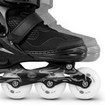 Spokey FIREFLY Inline Skates 35–38 BK/WH sípcsontvédő SPK-946367