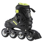 Nils Extreme Nh18191 2in1 Roller Skates -Lime Size L (39-43) With Replaceable Hockey Blade fekete görkorcsolya