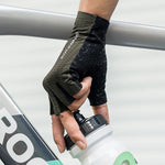 Rockbros Breathable Short Finger Cycling Gloves, Size: S - Green zielony \ s kesztyű