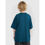 Boy's oversize printed T-shirt 4F 4FJRAW25TTSHM3061-46S