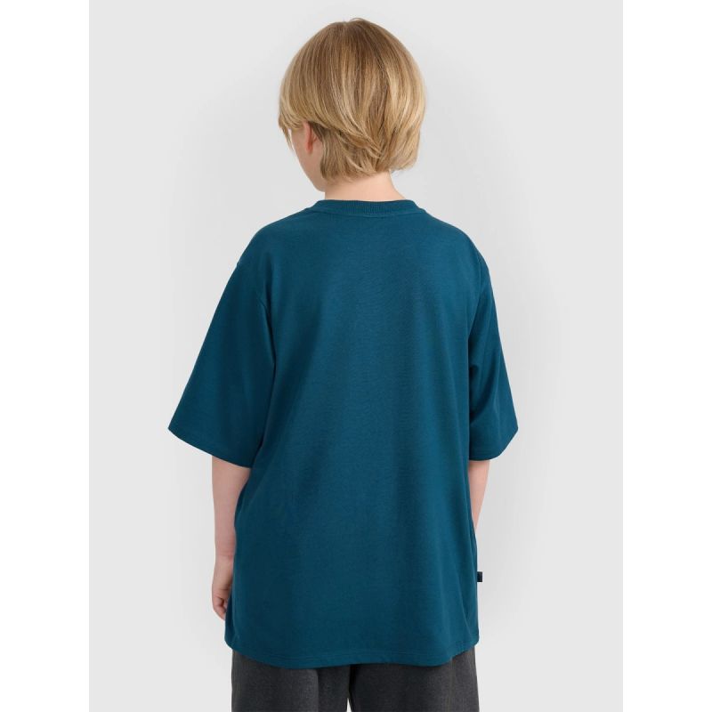 Boy's oversize printed T-shirt 4F 4FJRAW25TTSHM3061-46S