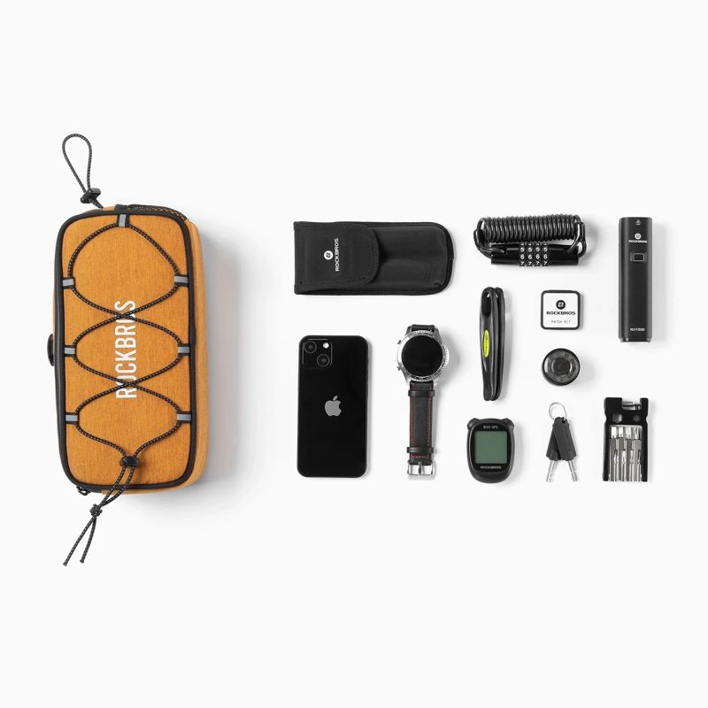 Rockbros TL001 ROAD TO SKY 1.9L Handlebar Waterproof - Orange pomarańczowy sporttáska 5907769384219-211526