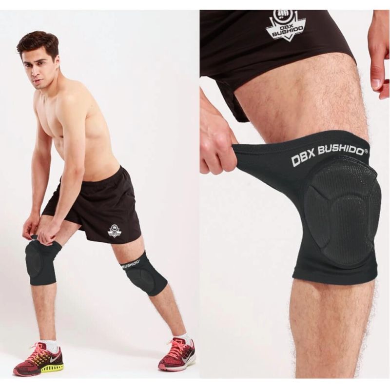 DBX Bushido Elastic knee pads - 2 pcs. protectors and knee pads