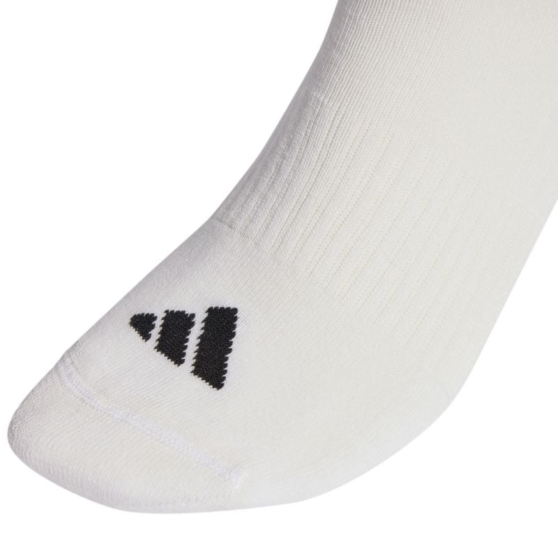 Adidas 3-Stripes Cushioned Sportswear Crew 3 pair socks white and black JZ0532 fekete zokni
