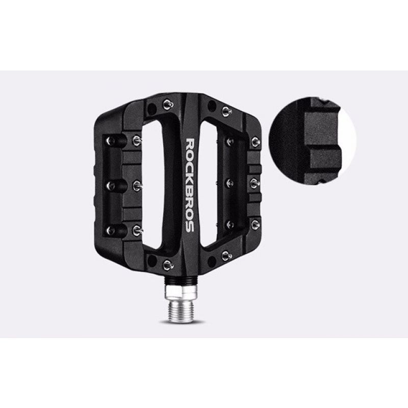 Rockbros 2017-12CBK Nylon Bicycle Pedal Set - Black fekete sets