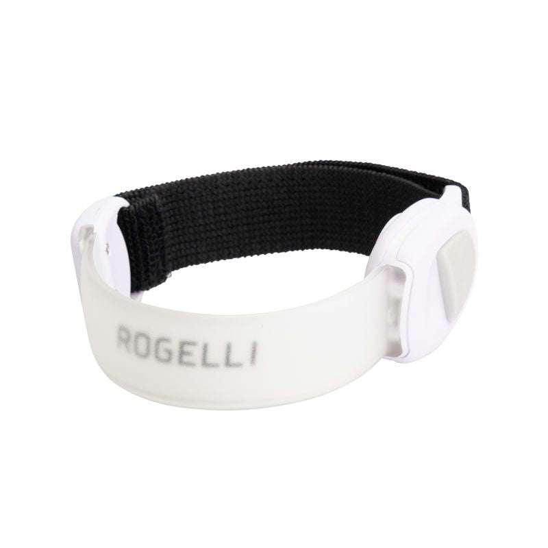 Rogelli LED headband white fehér wirstbands, headbands