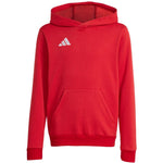 adidas Entrada 26 Hoody red JZ6568 104cm kapucnis pulóver