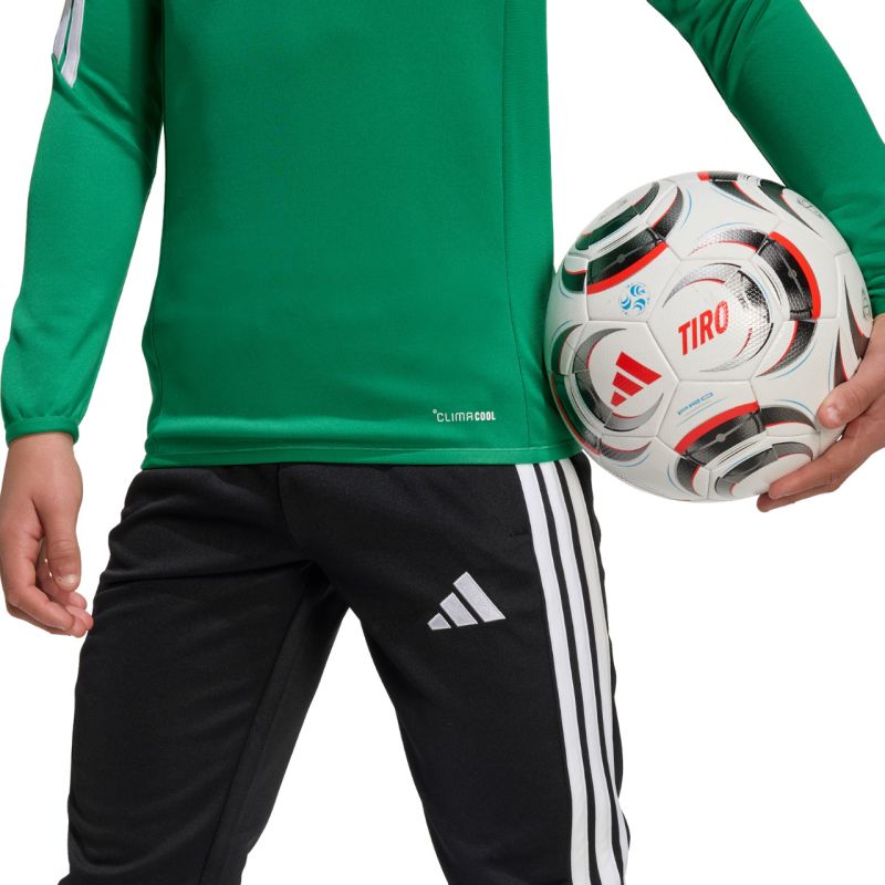 adidas Tiro 26 League Training Top green and white kids' sweatshirt JY7160 104cm pulóver