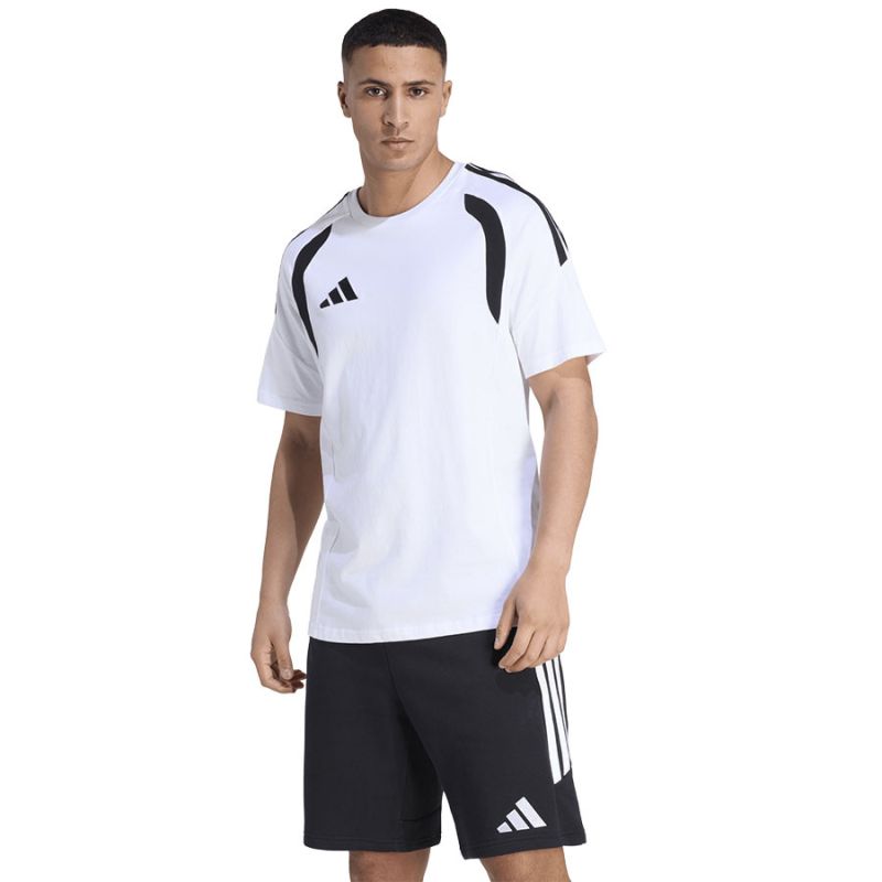 Men's adidas Tiro 26 League Tee white and black KC3698 fekete póló