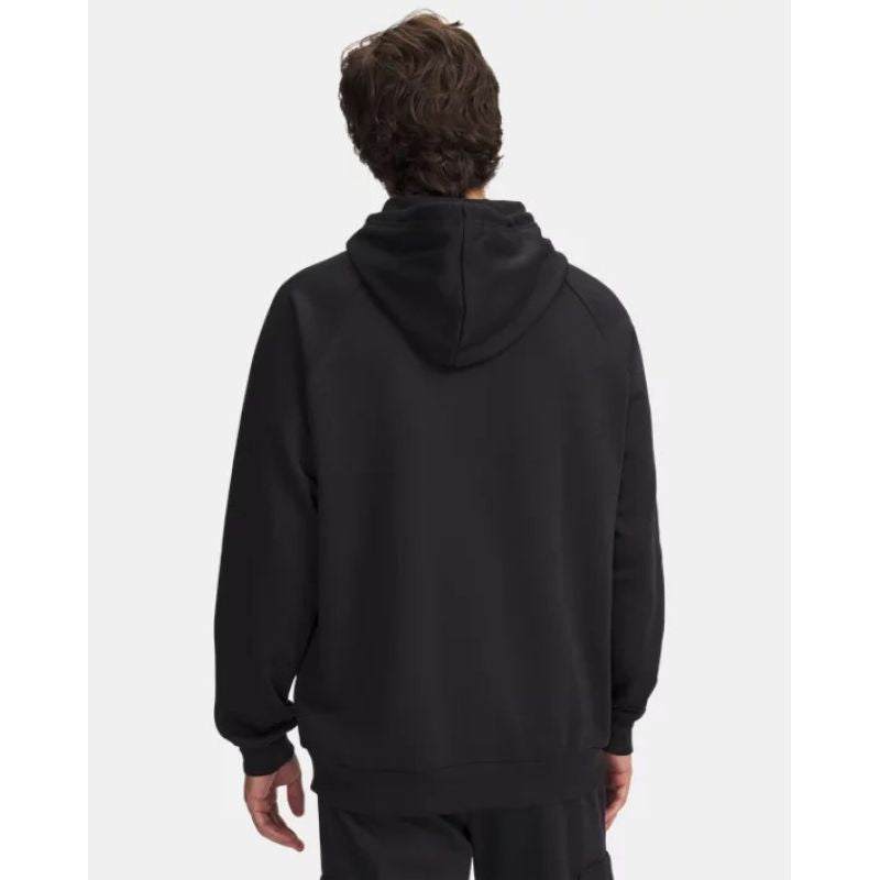 Under Armour Rival Fleece Logo Hoodie – black/white fekete kapucnis pulóver 595960