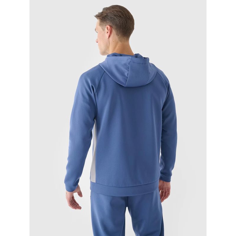 Men's training sweatshirt with a hood 4F 4FWAW24TFSWM405-32S 3xl kapucnis pulóver