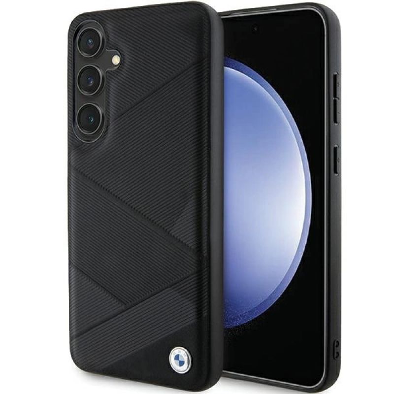 BMW BMHCS24S23RCGPK S24 S921 /black hardcase Signature Leather Crossing Lines Pattern fekete pulóver
