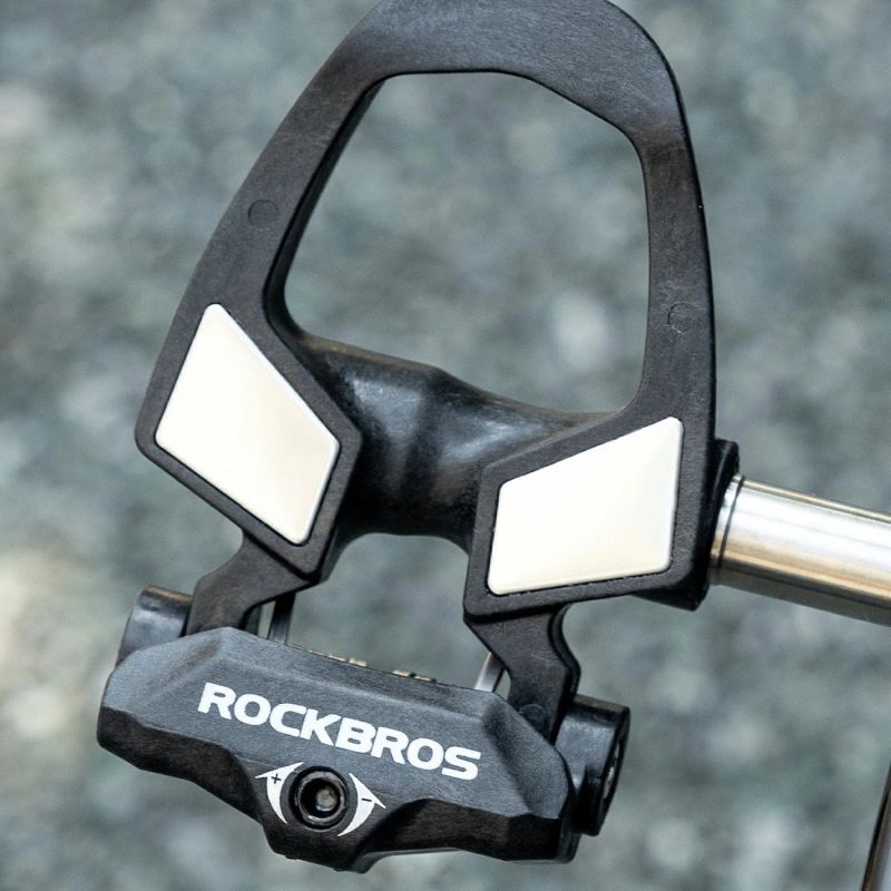 Rockbros RD9 SPD Carbon Fiber and Titanium Alloy Pedal Cleats - Black