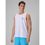4F Men's regular sleeveless T-shirt with print póló