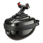 Rockbros rigid hard shell saddle bag, compact, 0.4l capacity - carbon pattern czarny táska