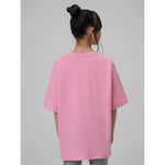 4F Girls' loose T-shirt with print 158/164 póló
