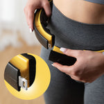 HMS Hhm21 Hula Hop Black/ With Magnets, Tpe Protection And Weight + Counter sárga edzéssegítő 17-44-598
