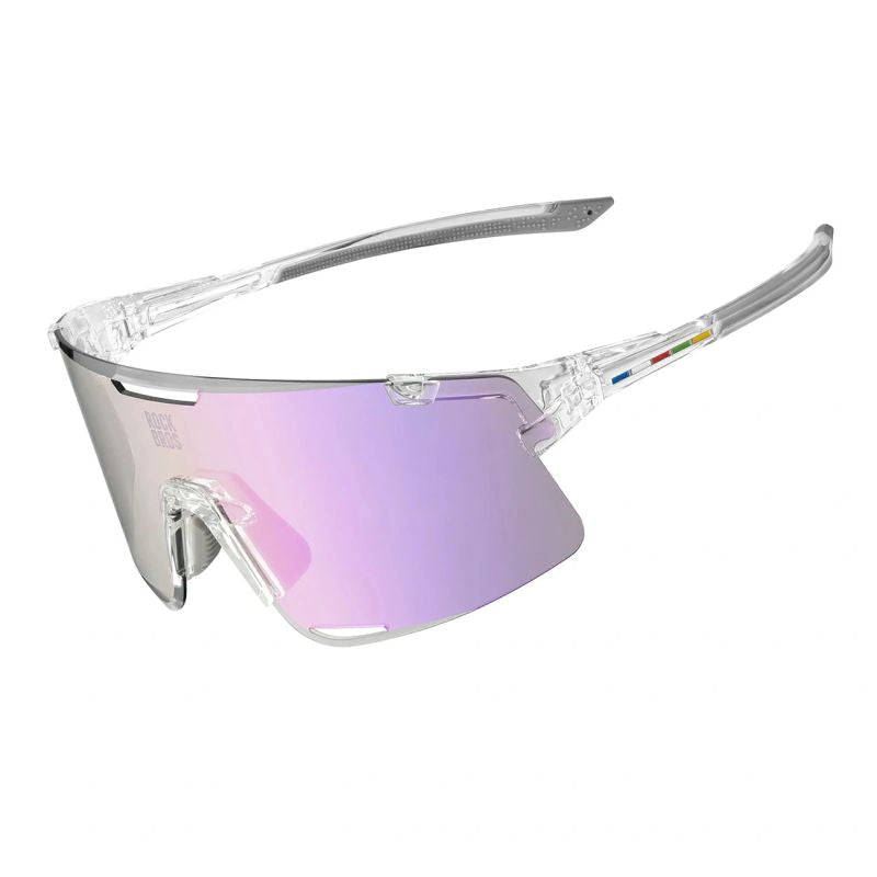 Rockbros SP338 ROAD TO SKY Cycling Glasses with Interchangeable Lenses - Clear przezroczysty training equipment