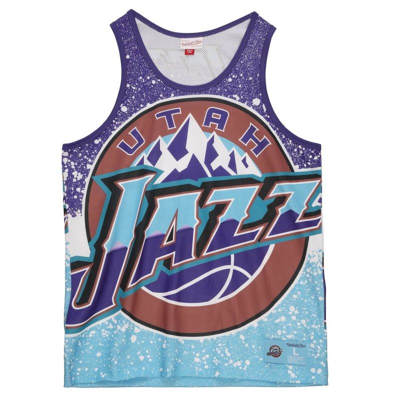 Mitchell & Ness NBA Utah Jazz Men's Sleeveless Sports T-Shirt atléta