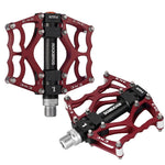 Rockbros 2010-12L Aluminum Platform Bicycle Pedals - Red