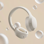 head QCY H2 Pro ENC Bluetooth 5.3 Over-Ear Headphones - White fehér headsets