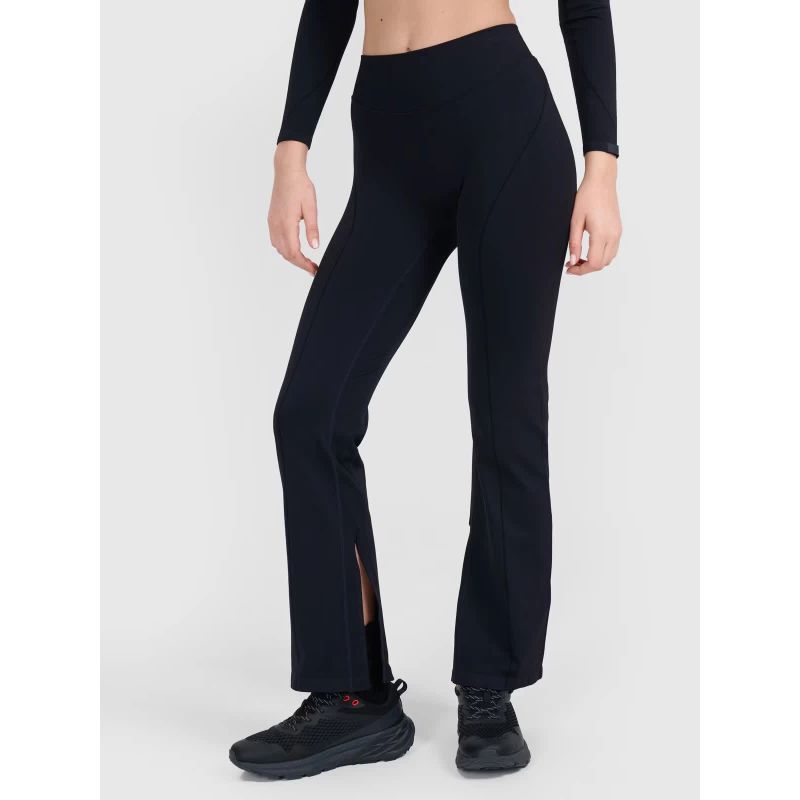 Women's seamless training pants with flared legs 4F 4FRSS25TFTRF1031-20S xs/s leggings