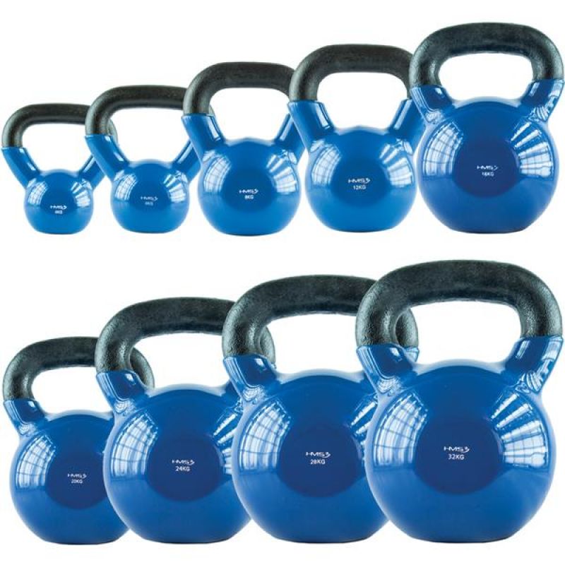 HMS Blue KNV06 cast iron kettlebell kék súlyzó 17-64-041