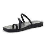 Crocs Miami Toe Loop Sandal In Black