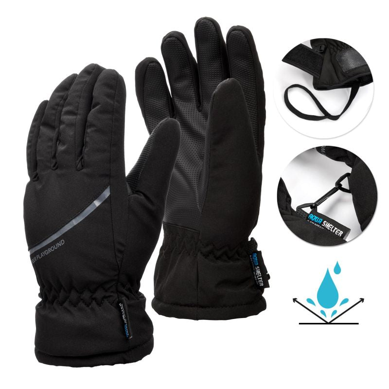 Meteor Hiemis winter gloves L black uniw kesztyű